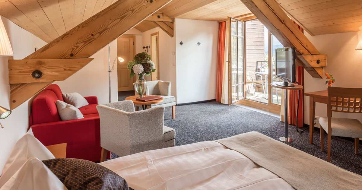 Maloja Suite with view to the lake